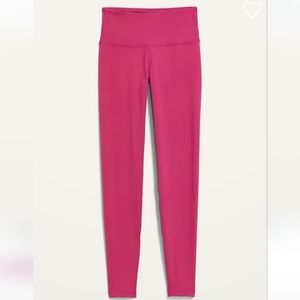 Pink High-waisted Powerpress leggings